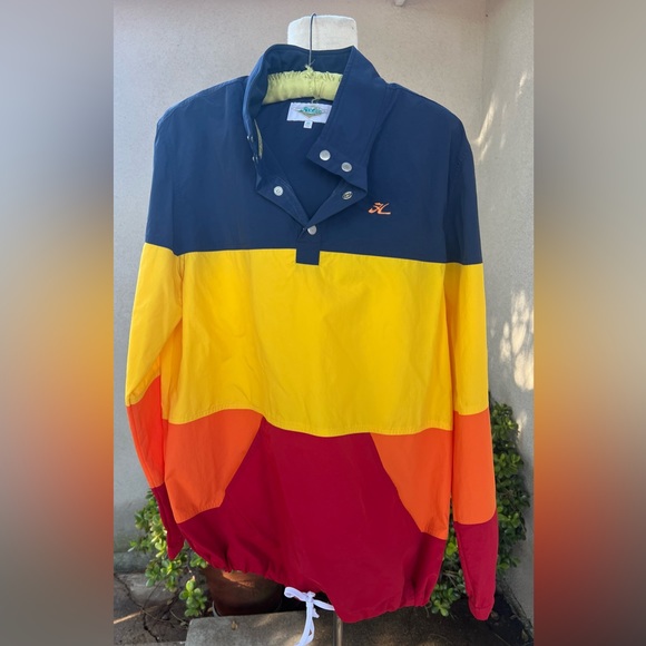 Hobie by Hurley jacket striped windbreaker j
sailing Men 32 XS Wm medium unisex - Picture 10 of 10